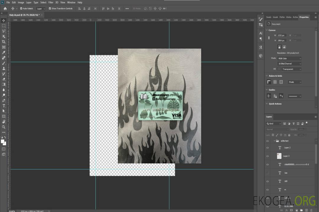 Equateur Banco Bolivariano banque visa carte signature photolook , template Equateur Banco Bolivariano banque visa carte signature photolook , template
